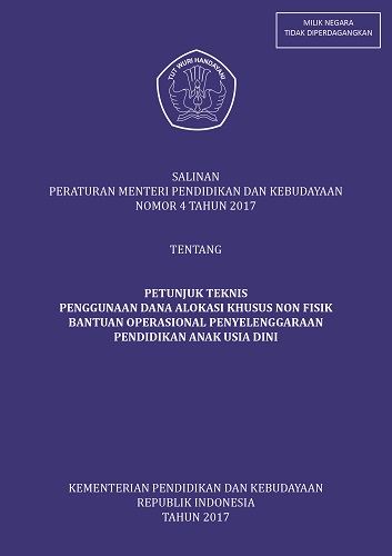 PAUDPEDIA - Permendikbud No. 4 Tahun 2017